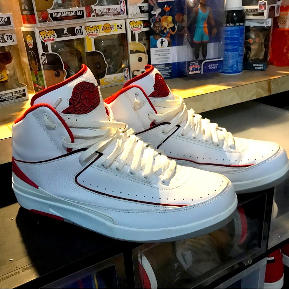 Air Jordan 2 ..size 14 ..red/white